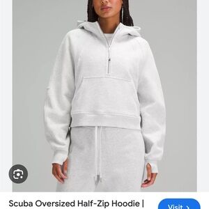 Grey Lulu Scuba Hoodie size M/L NOT FOR SALE ANYMORE